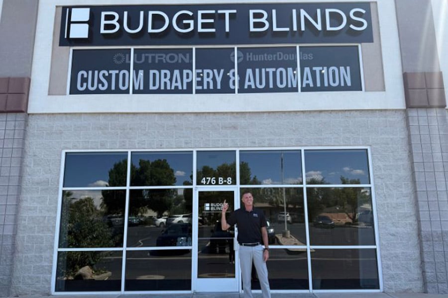 Budget Blinds Franchisee Cameron Gentry Named IFA Franchisee of the Year